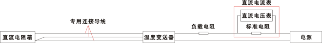 熱電阻溫度變送器調(diào)校接線圖 熱電阻溫度變送器調(diào)校接線圖
