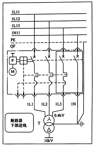 低壓斷路器的下部進(jìn)線 低壓斷路器的下部進(jìn)線