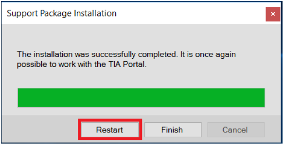 重啟Restart完成HSP的安裝 重啟Restart完成HSP的安裝