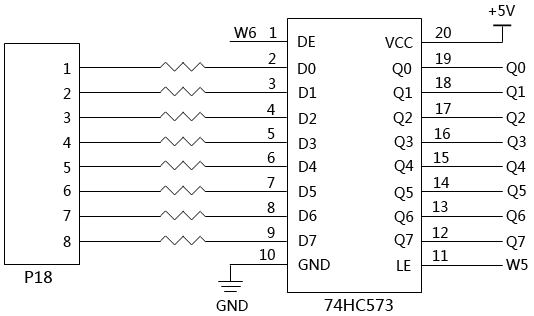 75HC573驅(qū)動數(shù)碼管 75HC573驅(qū)動數(shù)碼管