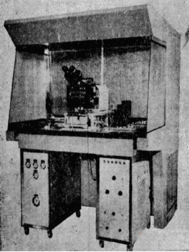 1972年用于擴(kuò)散硅壓力傳感器生產(chǎn)的國(guó)產(chǎn)光刻機(jī) 1972年用于擴(kuò)散硅壓力傳感器生產(chǎn)的國(guó)產(chǎn)光刻機(jī)