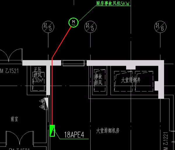 事故風(fēng)機(jī)配電設(shè)計方案三 事故風(fēng)機(jī)配電設(shè)計方案三