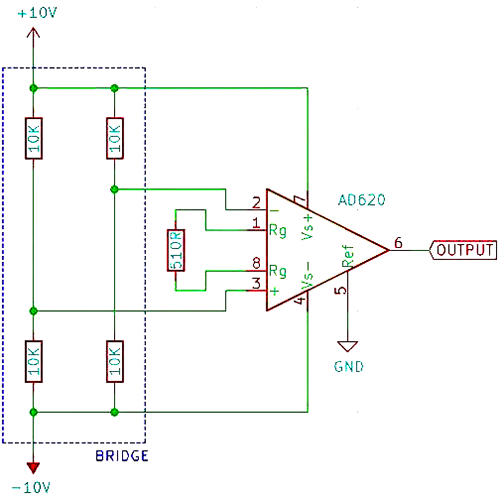 稱重傳感器信號調(diào)理電路 稱重傳感器信號調(diào)理電路